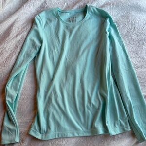 Asics teal long sleeve
